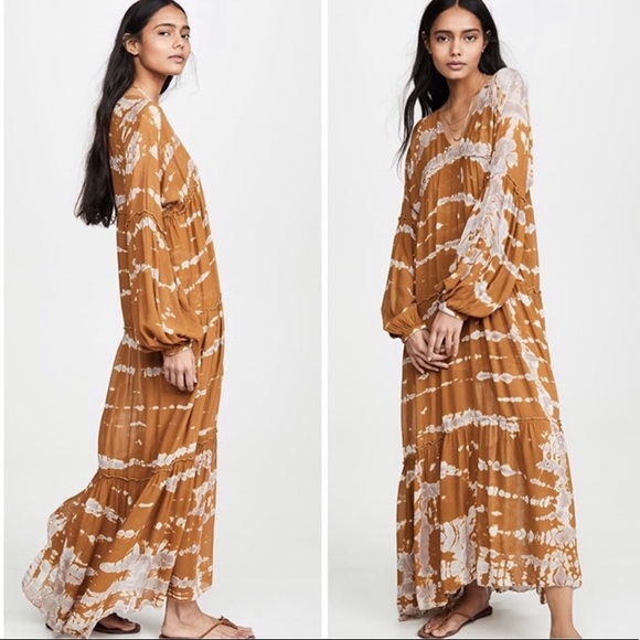 Young Fabulous & Broke Dresses & Skirts - NWT Young Fabulous and Broke Boho Tie Dye Maxi